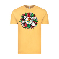 Vintage Mustard Christmas sunflower Mexican flag Vintage Tee - JahusDesignShop