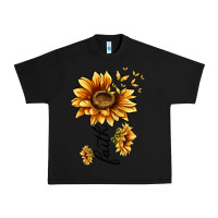Black faith sunflower Urban Heavy Tee - MaliasSmallBusiness