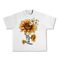 Lunar Rock faith sunflower Urban Heavy Tee - MaliasSmallBusiness