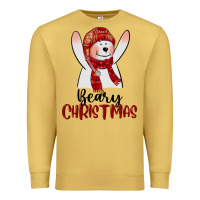 Antique Gold beary christmas Premium Sweatshirt - CowGirlArtShop