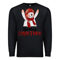 Black beary christmas Premium Sweatshirt - CowGirlArtShop