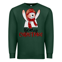 Sports Green beary christmas Premium Sweatshirt - CowGirlArtShop