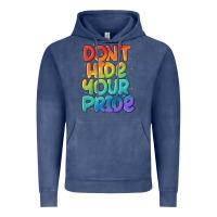 Vintage Denim dont hide your pride Vintage Hoodie - MaliasSmallBusiness