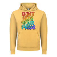 Vintage Mustard dont hide your pride Vintage Hoodie - MaliasSmallBusiness