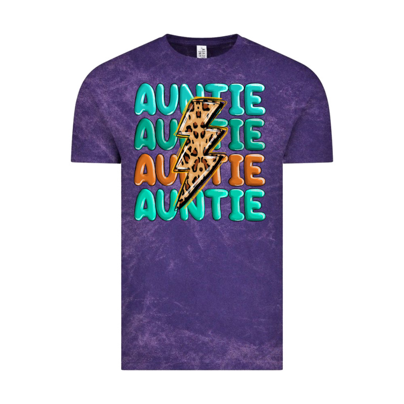 Auntıe With Lightning Bolt Vintage Tee by MaliasSmallBusiness | Teevron