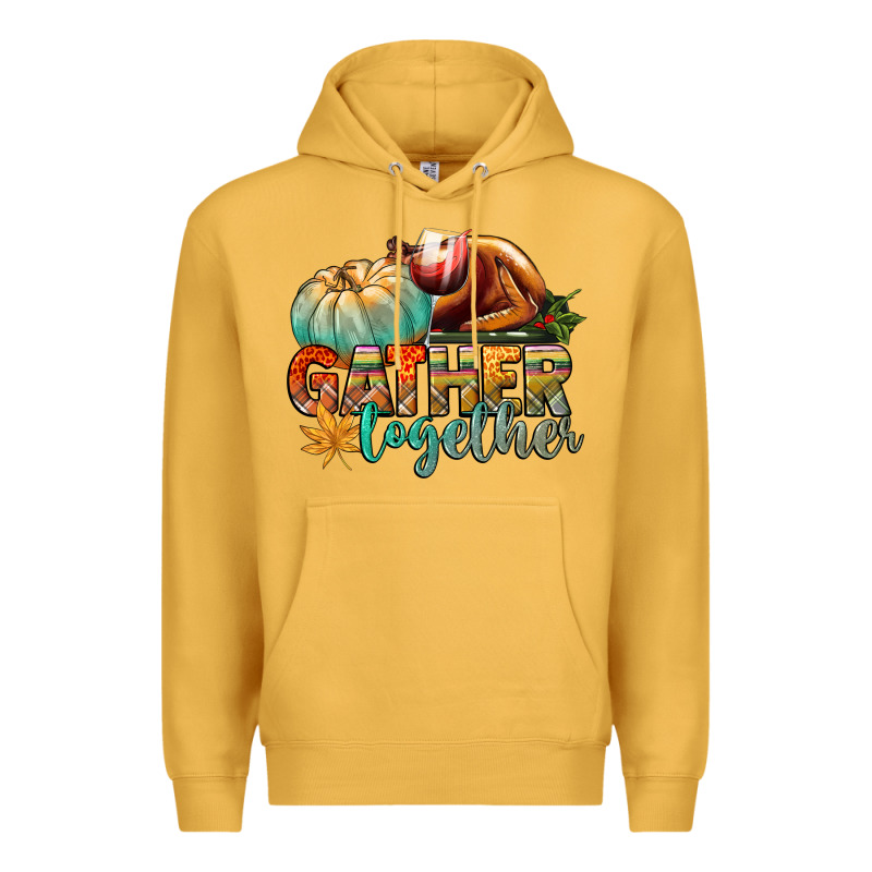 Gather Together Premium Hoodie by CowGirlArtShop | Teevron