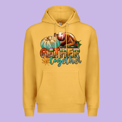 Gather Together Premium Hoodie Designed By Cowgirlartshop