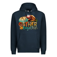 Navy gather together Premium Hoodie - CowGirlArtShop