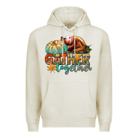 Oatmeal Heather gather together Premium Hoodie - CowGirlArtShop