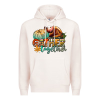 Pale Pink gather together Premium Hoodie - CowGirlArtShop
