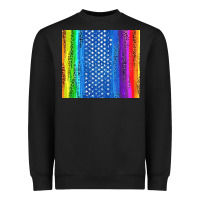 Black LGBTQ+ Pride American Flag Tumbler Heavyweight Sweatshirt - BundleAndBundleShop