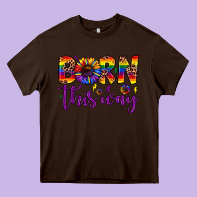 Born This Way Heavy Core Tee Designed By Jahusdesignshop