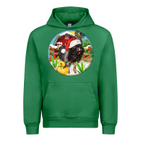 Emerald Baby pig Urban Hoodie - FaDigitalArtStudio