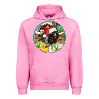 Fuchsia Pink Baby pig Urban Hoodie - FaDigitalArtStudio