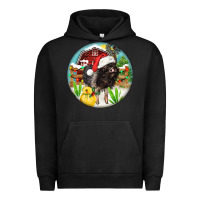 Pigment Black Baby pig Urban Hoodie - FaDigitalArtStudio