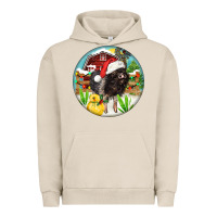 Pigment French Oak Baby pig Urban Hoodie - FaDigitalArtStudio