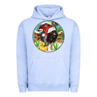 Pigment Grape Ice Baby pig Urban Hoodie - FaDigitalArtStudio
