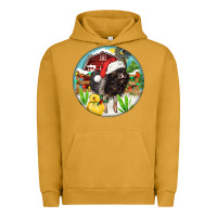 Pigment Peanut Butter Baby pig Urban Hoodie - FaDigitalArtStudio
