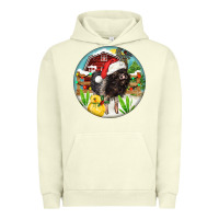 Pigment Pistachio Baby pig Urban Hoodie - FaDigitalArtStudio