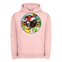 Pigment Salmon Baby pig Urban Hoodie - FaDigitalArtStudio
