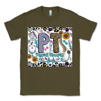 Army Green pt physical therapist Classic Tee - CowhideDigitalArt