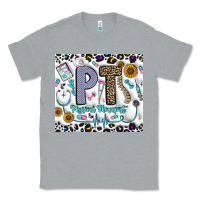 Heather Grey pt physical therapist Classic Tee - CowhideDigitalArt