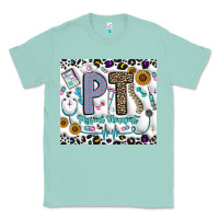 Seafoam pt physical therapist Classic Tee - CowhideDigitalArt