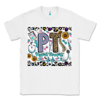 White pt physical therapist Classic Tee - CowhideDigitalArt