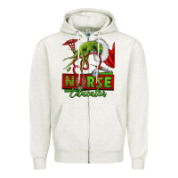 Grinch Hand Nurse Educator Zipper Hoodie | Teevron