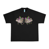 Black skeleton hands mardi gras Urban Heavy Tee - MaliasSmallBusiness