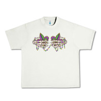 Pistachio skeleton hands mardi gras Urban Heavy Tee - MaliasSmallBusiness