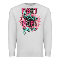 Dove Grey fight believe hope survive cancer awareness Premium Sweatshirt - CowGirlArtShop