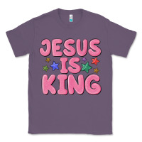 Lavender jesus is king Classic Tee - MaliasSmallBusiness