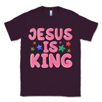 Plum jesus is king Classic Tee - MaliasSmallBusiness