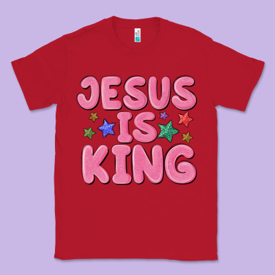 Jesus Is King Classic Tee Designed By Maliassmallbusiness