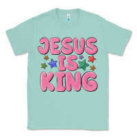 Seafoam jesus is king Classic Tee - MaliasSmallBusiness