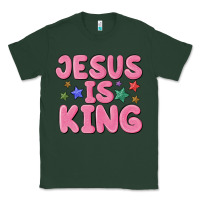 Sports Green jesus is king Classic Tee - MaliasSmallBusiness