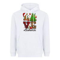 White love teacher life christmas Heavyweight Hoodie - CowGirlArtShop