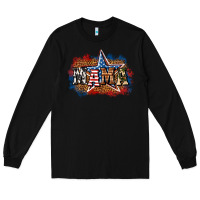Black Patriotic Mama Long Sleeve Tee - BundleAndBundleShop