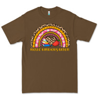 Cacao back to school rainbow hello kindergarten Premium Tee - AdoDesignShop
