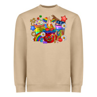Mushroom LGBTQ+ Pride Coffee Cups Heavyweight Sweatshirt - BundleAndBundleShop