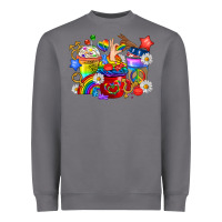 Storm LGBTQ+ Pride Coffee Cups Heavyweight Sweatshirt - BundleAndBundleShop