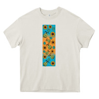 Cream autumn Heavy Core Tee - BundleAndBundleShop