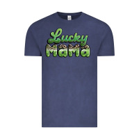 Vintage Denim lucky mama Vintage Tee - MaliasSmallBusiness