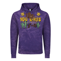 Cloud Purple 100 days y'all Vintage Hoodie - MaliasSmallBusiness