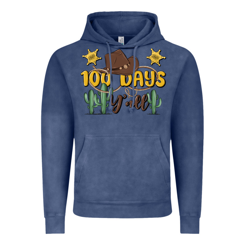 100 Days Y'all Vintage Hoodie by MaliasSmallBusiness | Teevron