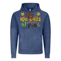 Vintage Denim 100 days y'all Vintage Hoodie - MaliasSmallBusiness