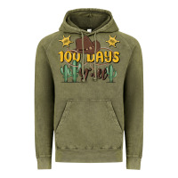 Vintage Olive 100 days y'all Vintage Hoodie - MaliasSmallBusiness