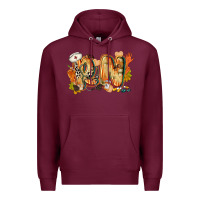 Burgundy fall rn Premium Hoodie - CowGirlArtShop