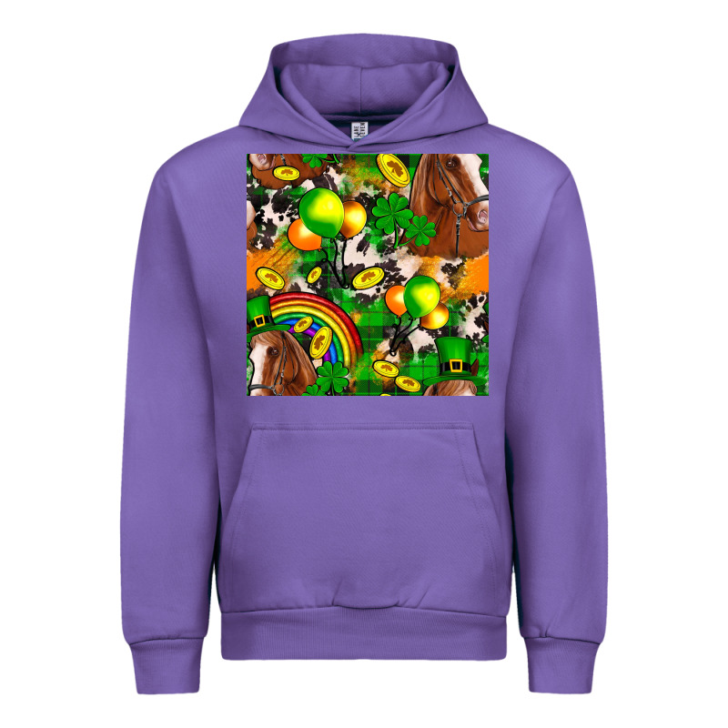 St. Patrick's Day Horse With Balloons Urban Hoodie by FaDigitalArtStudio | Teevron